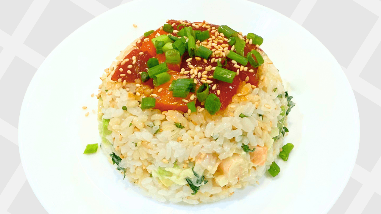 混ぜて盛るだけ！ポキタル押しずし