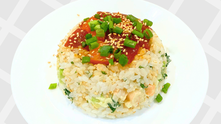 混ぜて盛るだけ！ポキタル押しずし