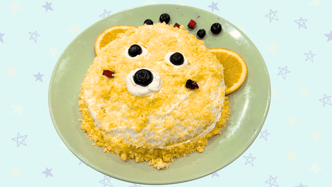 ふわふわくまケーキ