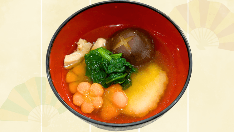 ご飯で作るお餅風！保育園のお雑煮