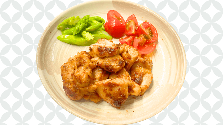 きな粉の香味焼き鳥