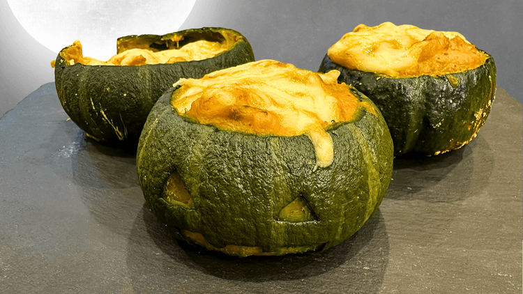 丸ごとかぼちゃグラタン