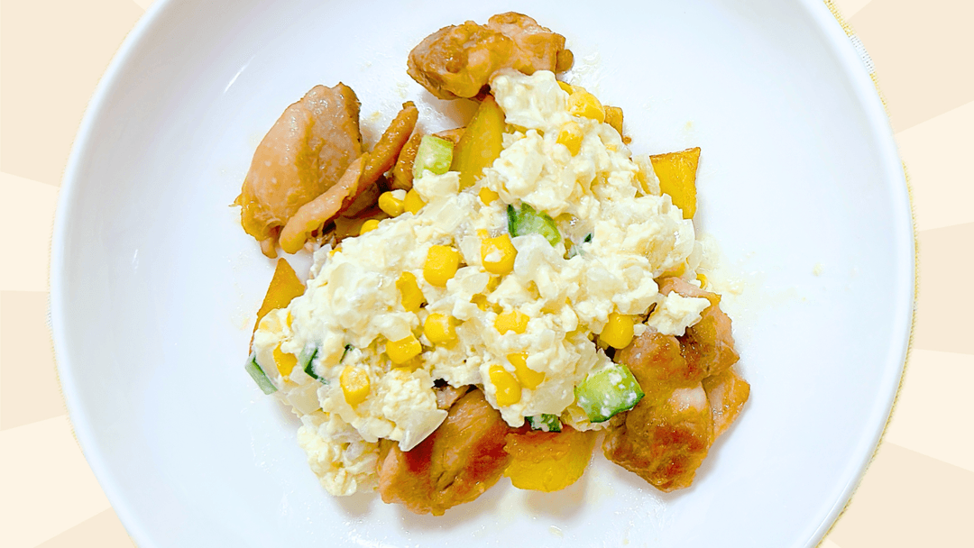 揚げないチキン南蛮～卵不使用豆腐タルタルソース～