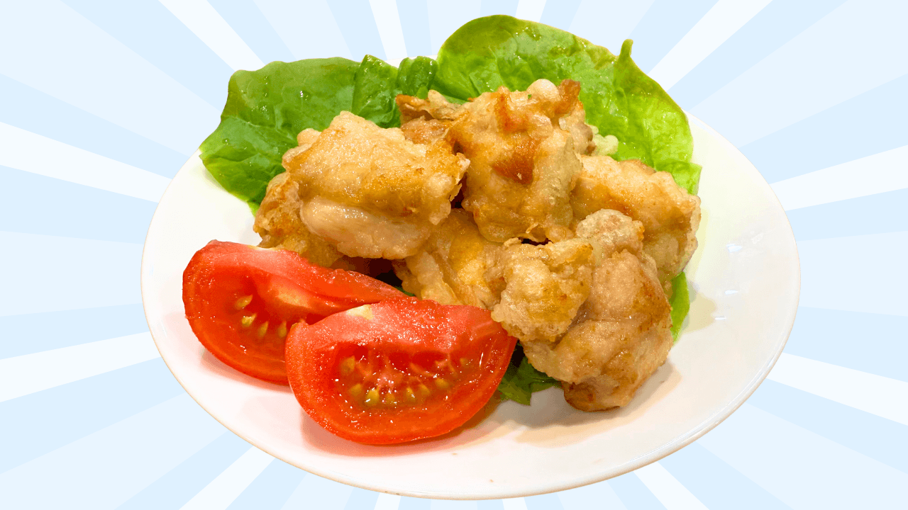 見た目はぷくぷく食感はサクッと泡衣唐揚げ